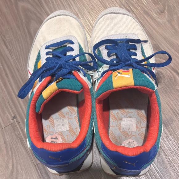 Puma Future Rider NH Blue Marshmallow Platinum Men's shoes Size 10 quality A1 - Picture 6 of 7